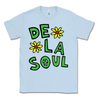 Dusty Blue original de la soul music Classic Tee - linhVisuals