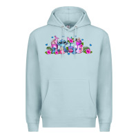 Blue Mist stitch coffee cups libbey glass Premium Hoodie - AdoDesignShop