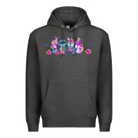Charcoal Heather stitch coffee cups libbey glass Premium Hoodie - AdoDesignShop