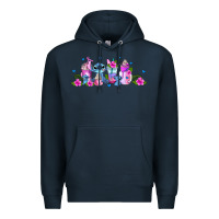 Navy stitch coffee cups libbey glass Premium Hoodie - AdoDesignShop