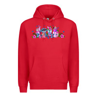 Red stitch coffee cups libbey glass Premium Hoodie - AdoDesignShop