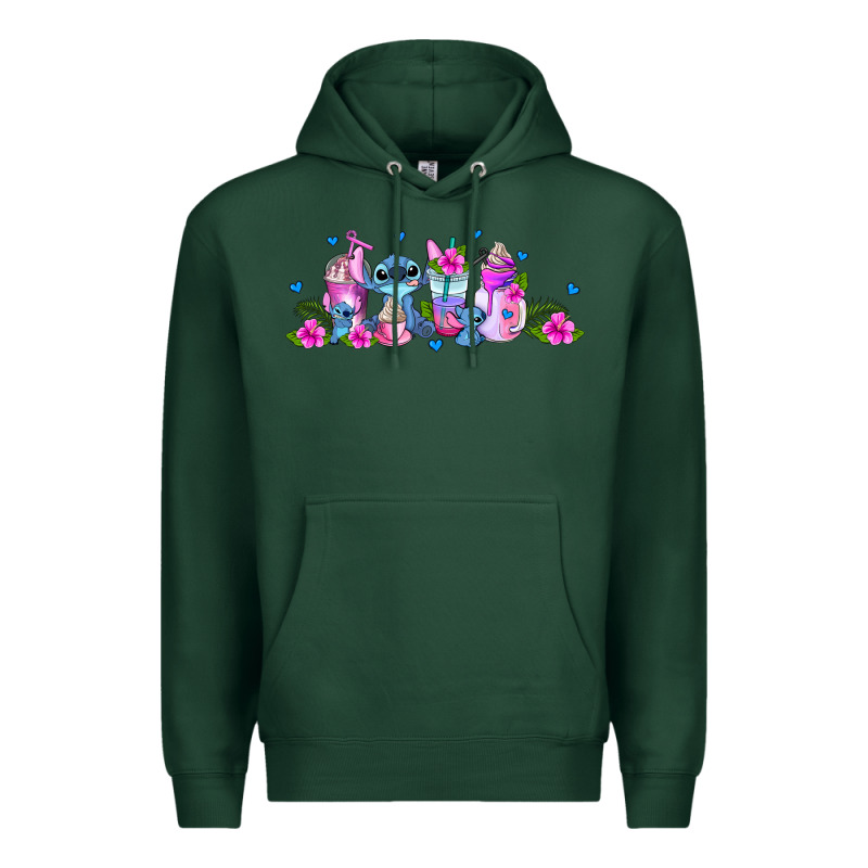 Stitch Coffee Cups Libbey Glass Premium Hoodie by AdoDesignShop | Teevron