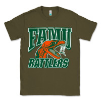 Army Green FAMU RATTLERS Classic Tee - linhVisuals