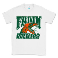 White FAMU RATTLERS Classic Tee - linhVisuals