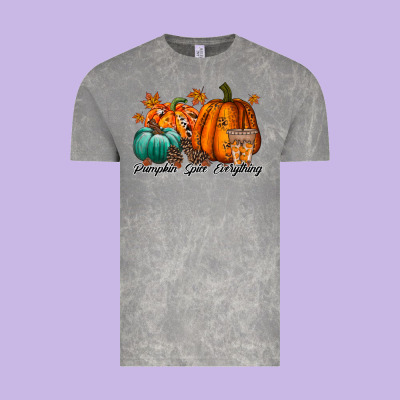Pumpkin Spice Everthing Vintage Tee Designed By Racoondesign