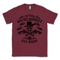 Burgundy im your huckleberry Classic Tee - linhVisuals