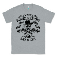 Heather Grey im your huckleberry Classic Tee - linhVisuals