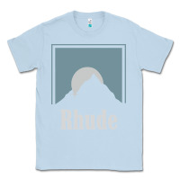 Dusty Blue Rhude Adventure Classic Tee - linhVisuals