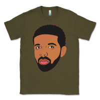 Army Green drak Classic Tee - linhVisuals