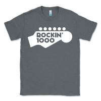 Charcoal Heather rockin 1000 musician Classic Tee - linhVisuals