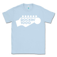 Dusty Blue rockin 1000 musician Classic Tee - linhVisuals