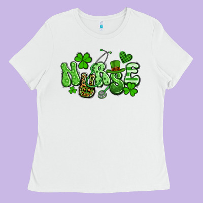 Nurse St Patrick's Day Ladies Tee Designed By Artiststas