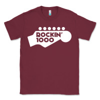 Burgundy rockin 1000 musician Classic Tee - linhVisuals