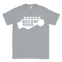 Heather Grey rockin 1000 musician Classic Tee - linhVisuals