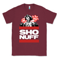Burgundy sho nuff old school Classic Tee - linhVisuals
