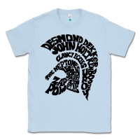 Dusty Blue trojan artist Classic Tee - linhVisuals