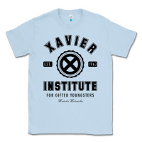 Dusty Blue xavier institute Classic Tee - linhVisuals