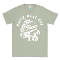 Matcha Raise Hell Eat white Classic Tee - linhVisuals