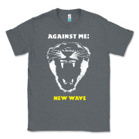 Charcoal Heather against me wave tour 2022 Classic Tee - linhVisuals