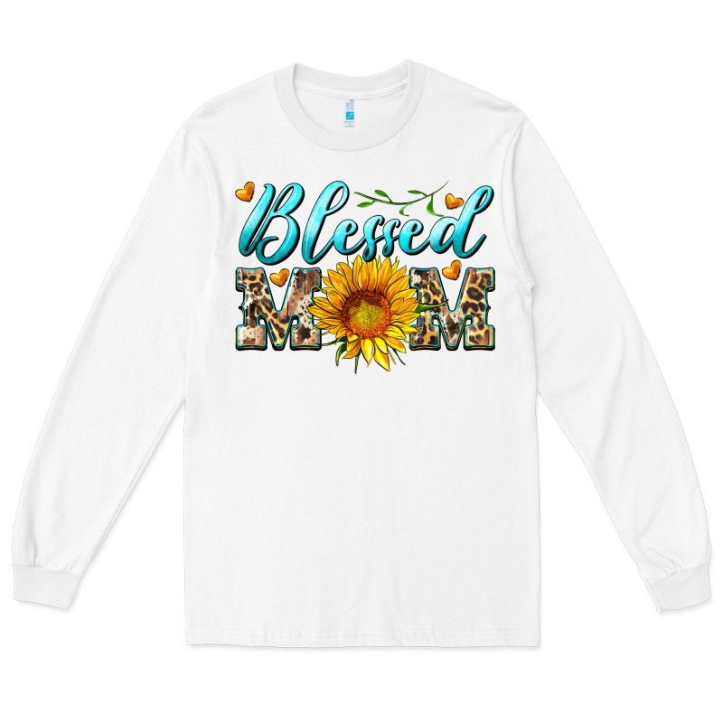 Blessed Mom With Sunflower Long Sleeve Tee by Artiststas | Teevron