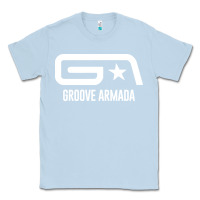 Dusty Blue GROOVE ARMADA NORTHERN STAR Classic Tee - linhVisuals