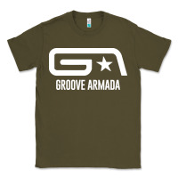 Army Green GROOVE ARMADA NORTHERN STAR Classic Tee - linhVisuals