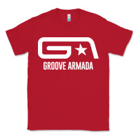 Red GROOVE ARMADA NORTHERN STAR Classic Tee - linhVisuals
