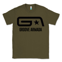 Army Green GROOVE ARMADA Classic Tee - linhVisuals