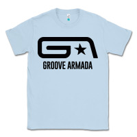 Dusty Blue GROOVE ARMADA Classic Tee - linhVisuals
