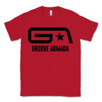 Red GROOVE ARMADA Classic Tee - linhVisuals
