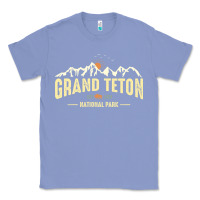 Colony Blue grand teton national park est 1929 vinage wyoming mountains graphic Classic Tee - linhVisuals