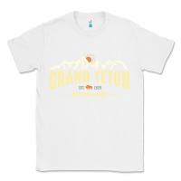 White grand teton national park est 1929 vinage wyoming mountains graphic Classic Tee - linhVisuals