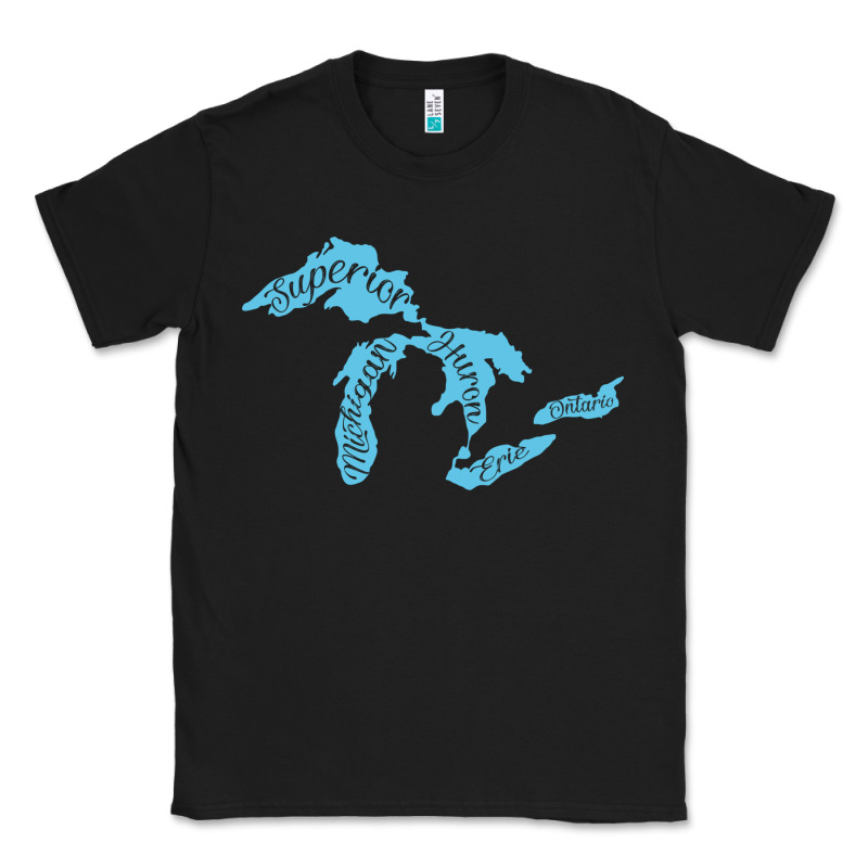 Great Lakes Of Michigan Classic Tee by linhVisuals | Teevron