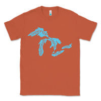 Copper great lakes of michigan Classic Tee - linhVisuals