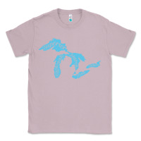 Lilac great lakes of michigan Classic Tee - linhVisuals
