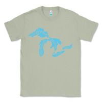 Matcha great lakes of michigan Classic Tee - linhVisuals