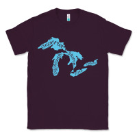 Plum great lakes of michigan Classic Tee - linhVisuals