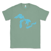 Sage great lakes of michigan Classic Tee - linhVisuals