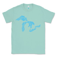 Seafoam great lakes of michigan Classic Tee - linhVisuals