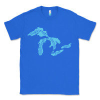True Royal great lakes of michigan Classic Tee - linhVisuals