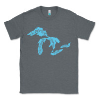 Great Lakes Of Michigan Classic Tee | Teevron