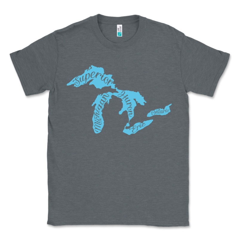 Great Lakes Of Michigan Classic Tee by linhVisuals | Teevron