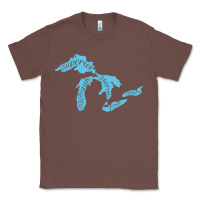 Chestnut great lakes of michigan Classic Tee - linhVisuals