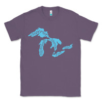 Lavender great lakes of michigan Classic Tee - linhVisuals