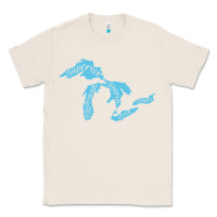 Natural great lakes of michigan Classic Tee - linhVisuals