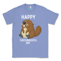Colony Blue happy groundhog day respect the shadow funny spring prediction holiday Classic Tee - linhVisuals