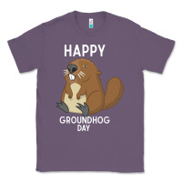 Lavender happy groundhog day respect the shadow funny spring prediction holiday Classic Tee - linhVisuals