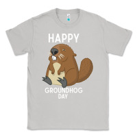 Moon Dust happy groundhog day respect the shadow funny spring prediction holiday Classic Tee - linhVisuals