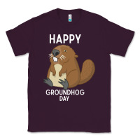 Plum happy groundhog day respect the shadow funny spring prediction holiday Classic Tee - linhVisuals