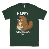 Happy Groundhog Day Respect The Shadow Funny Spring Prediction Holiday Classic Tee | Teevron